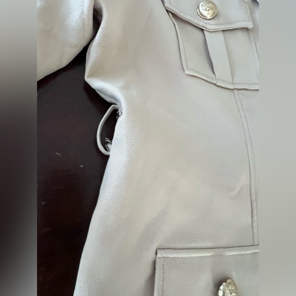 FashionNOVA Taking The Lead Blazer Romper Set | taupe beige | 3XL - Picture 9 of 16